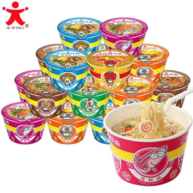 Долли лапша мини миска лапша вкус ребра 40 г лапша быстрого приготовления маленькая миска лапша быстрого приготовления Автомобильная лапша чашка лапша голодный суп лапша