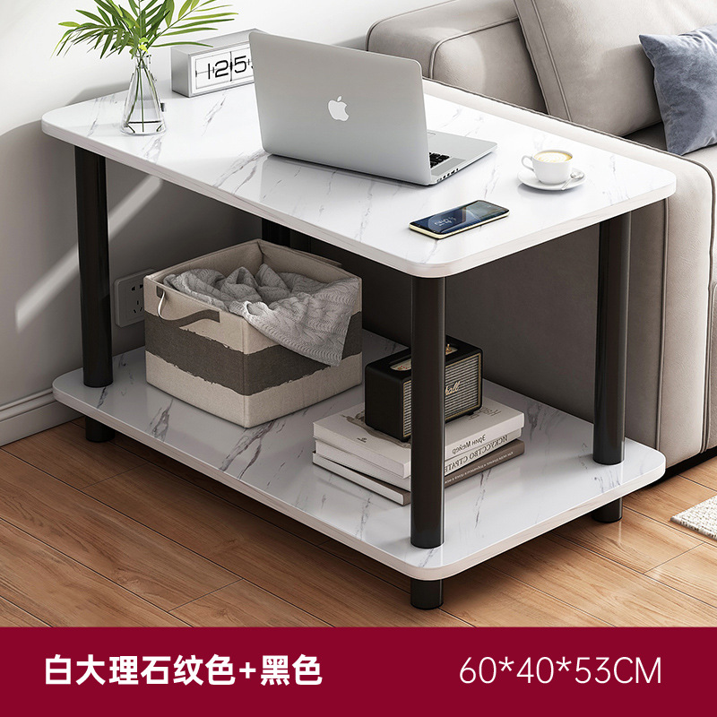 Sofá lado brecha lateral gabinete de alquiler casa cabecera almacenamiento estante balcón pequeña mesa móvil larga estrecha Mesa café