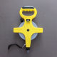 High quality engineering special portable yellow frame ruler fiber nylon coated carbon steel ruler with ground inserting frame steel tape