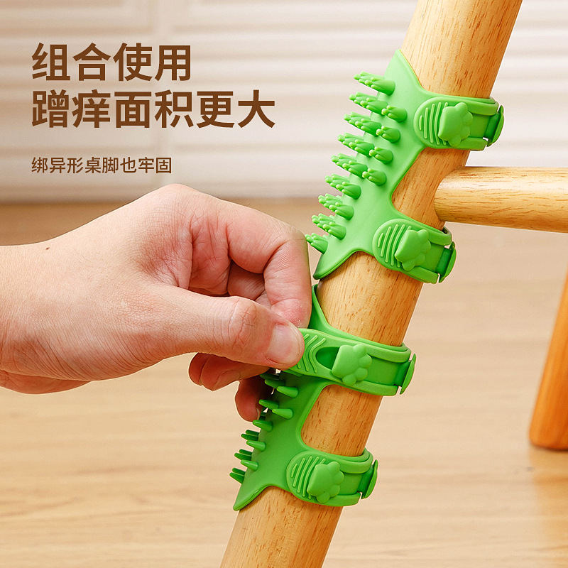 Juguetes de silicona para gatos, patas de mesa, juguetes de silicona para gatos, artefactos de pelo para gatos, juguetes para gatos, artículos para mascotas.