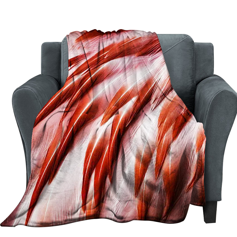 跨境直供新品DIY欧美动物仿皮毛儿童卡通动漫老虎加厚法兰绒毛毯