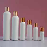 Тонкая бутылка Boston Round из HDPE для шампуня и лосьона, объем 30 мл, 60 мл, 100 мл, 120 мл, 240 мл, 300 мл