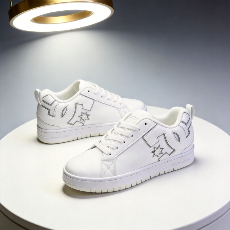 Putian cross-border DC sneakers for men and women, large size casual comfortable sports shoes, wide version cowhide commuter trendy shoes, foreign trade Putian cross-border DC sneakers for men and women, large size casual comfortable sports shoes, wide version cowhide commuter trendy shoes, foreign trade