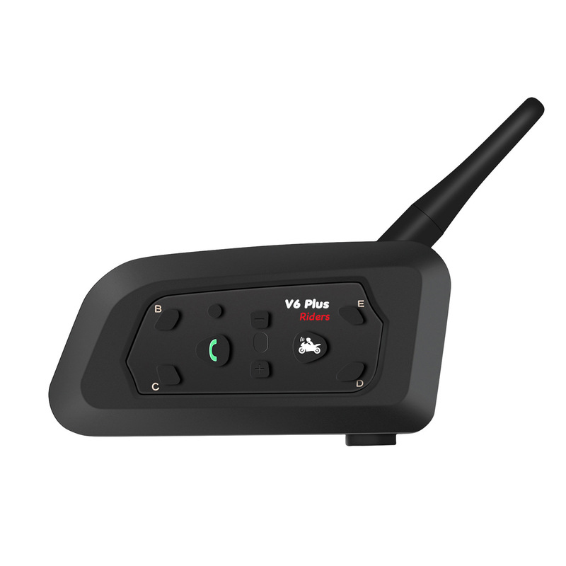 Cross-Border Motorcycle Helmet Bluetooth Headset V6Plus/V6Pro 1500m Real-Time Intercom