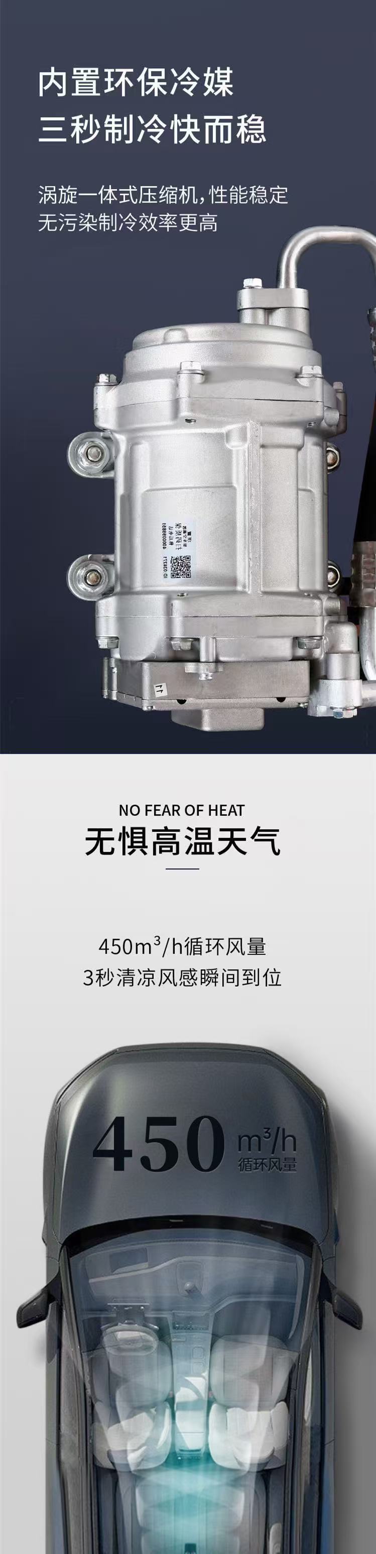 Intelligent Variable Frequency Parking Air Conditioner 12V24V Truck