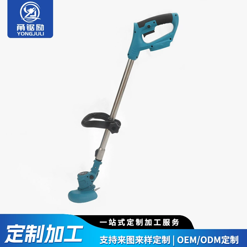 Индивидуальная электрическая миниатюрная ручная газонокосилка для дома, садовый триммер, перезаряжаемая газонокосилка.