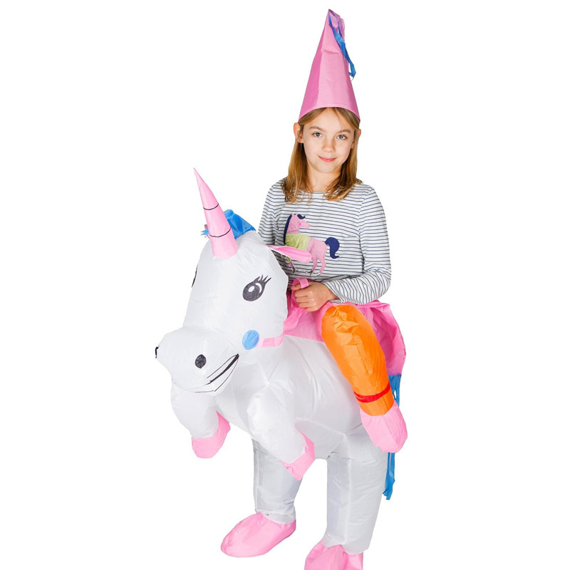Amazon explosión impresa inflatable T-Rex disfraz Halloween multicolor T-Rex disfraz de fiesta disfraz de muñeca