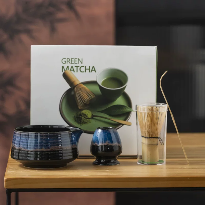 Japanese tea cup, retro ceramic matcha, accessories