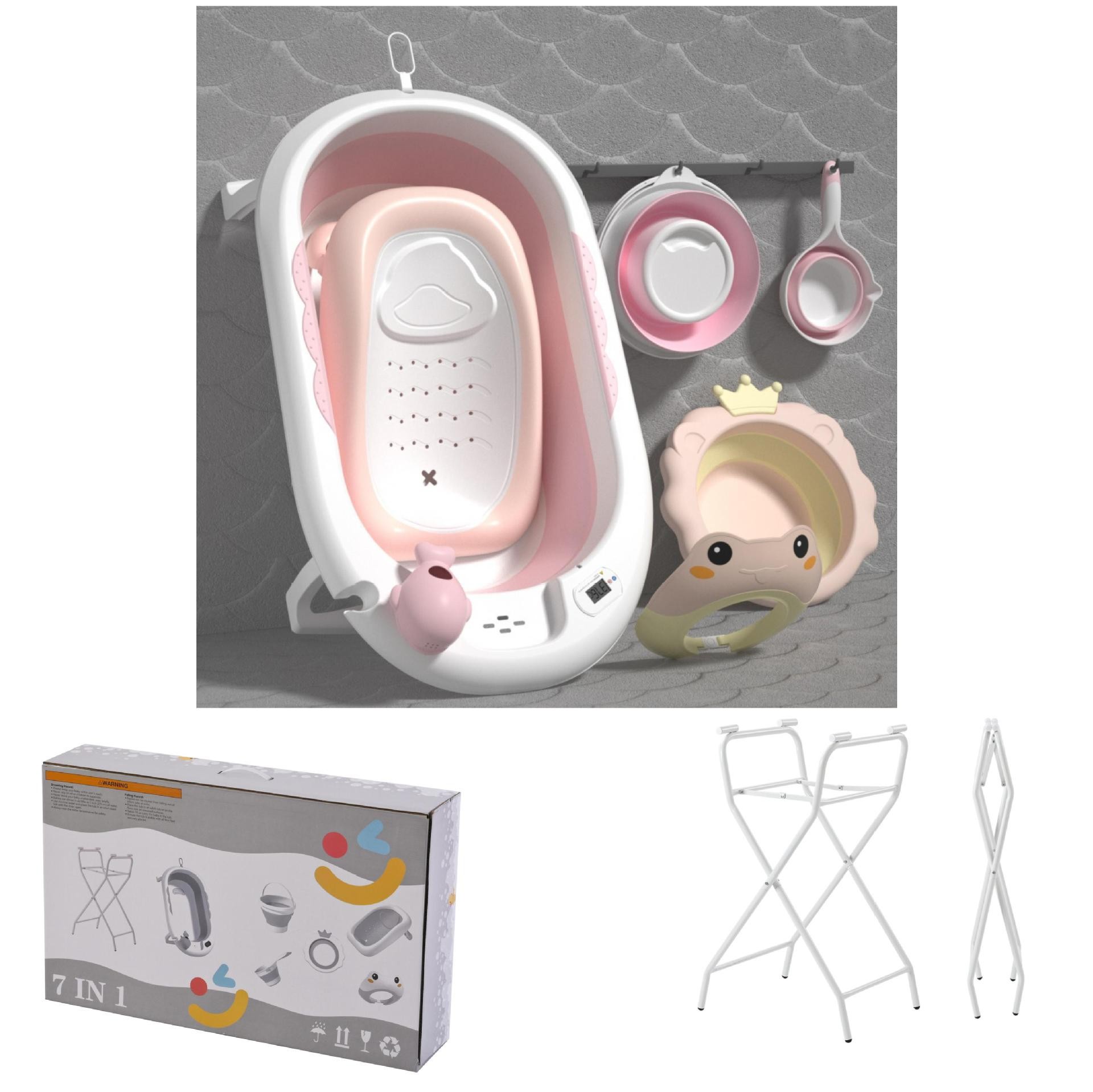 Juego de Bañera Plegable para Bebé de PP image 4