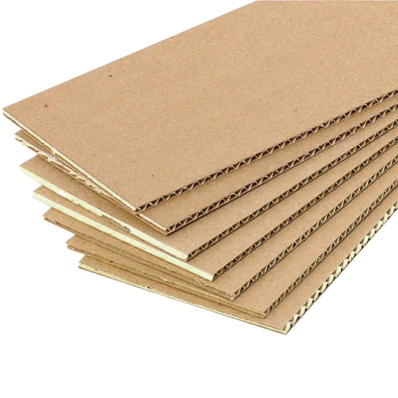Fábrica al por mayor de papel corrugado cartón caja de embalaje duro papel grueso partición de cuero de tres capas de cinco capas de cartón de embalaje expreso