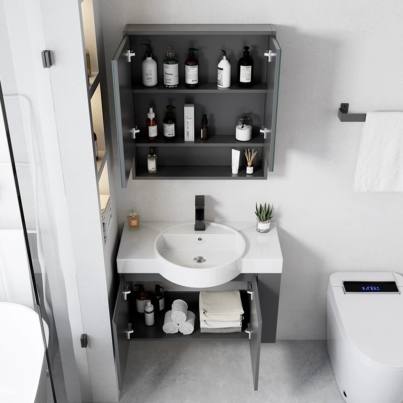 ultra estrecho largo 30cm ancho pared tipo lavabo gabinete combinado baño pequeño lavabo cerámico lavabo lavabo