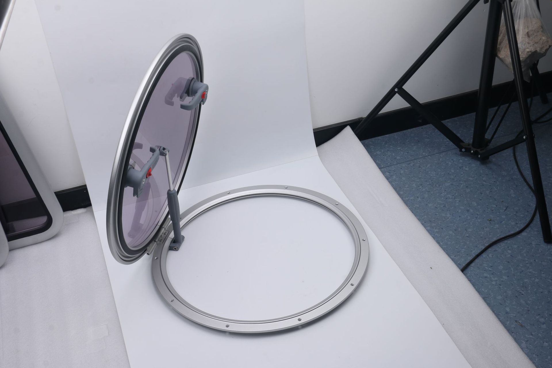 Round Porthole Aluminum Alloy Porthole Multi-Specification Acrylic Glass Marine Yacht Rv Porthole Skylight Accessories