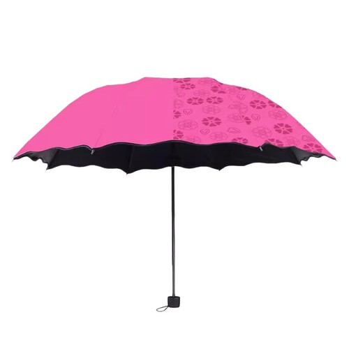 【New Model】Umbrella Sunny Rain Umbrella Sunshade Thick Sunny Rain Dual-purpose Foldable Three-fold Manual Aesthetic and Practical