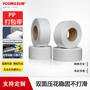 Yongchuang Packing Belt Brand New Transparent Material Polypropylene Packing Belt Machine Hot Melt Express Carton Paper Tube Bundling