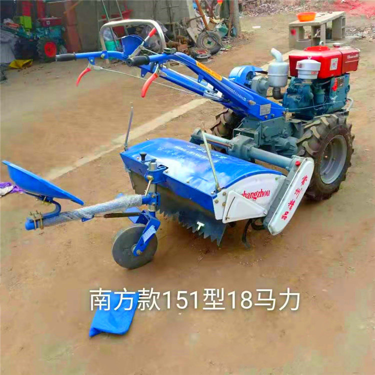 兴星源151底盘手扶拖拉机 水旱两用型大马力 打田机柴油旋耕机