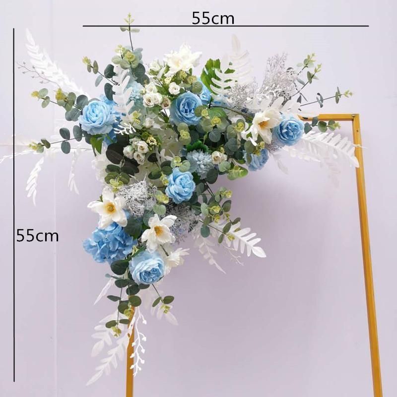 婚庆仿真花道具仿真路引花背景架拐角花铁艺几何屏风挂花橱窗酒店|undefined