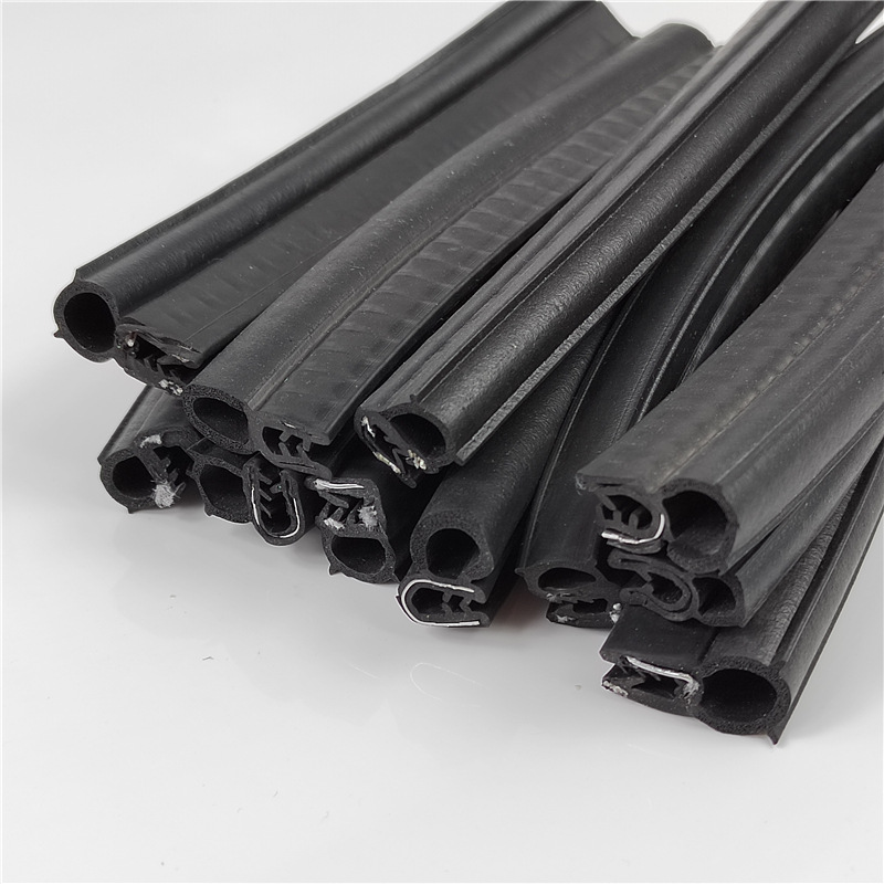 橡胶卡槽骨架U型密封条锋利钣金边缘保护条包边条汽车防撞条