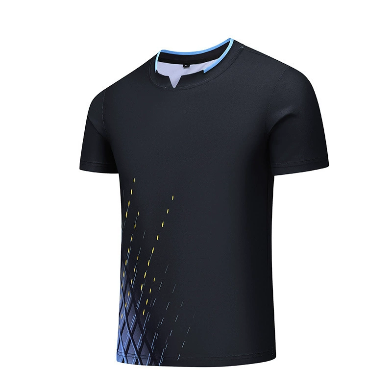 Silk elastic breathable T-shirt with a round collar, plus size, gradient, color