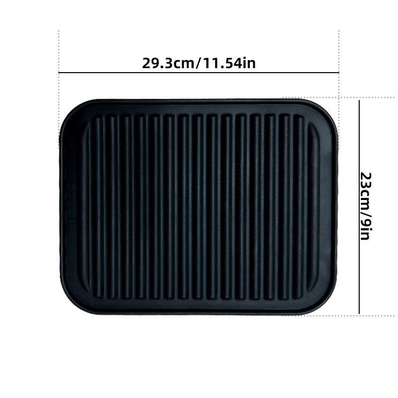 硅胶沥水垫水槽干燥垫家用台面导流式厨房果蔬碗碟滤水锅垫隔热垫|undefined