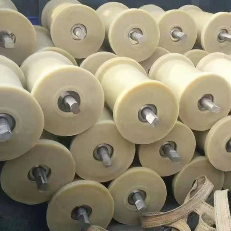 Ролики для нейлоновых полов для шахт, высокопрочные износостойкие ролики для полов для шахтного транспорта, ролики для полов из высокомолекулярного полиуретана для угольных шахт.