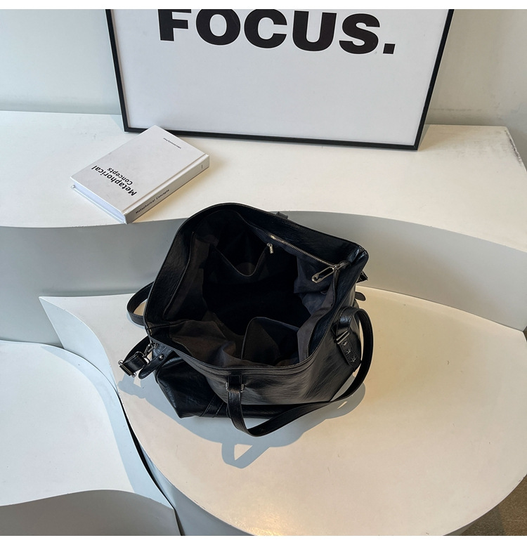 Cross-border large-capacity tote bag for women 2024 New style fashionable single-shoulder bag, retro simple casual crossbody bag for women undefined