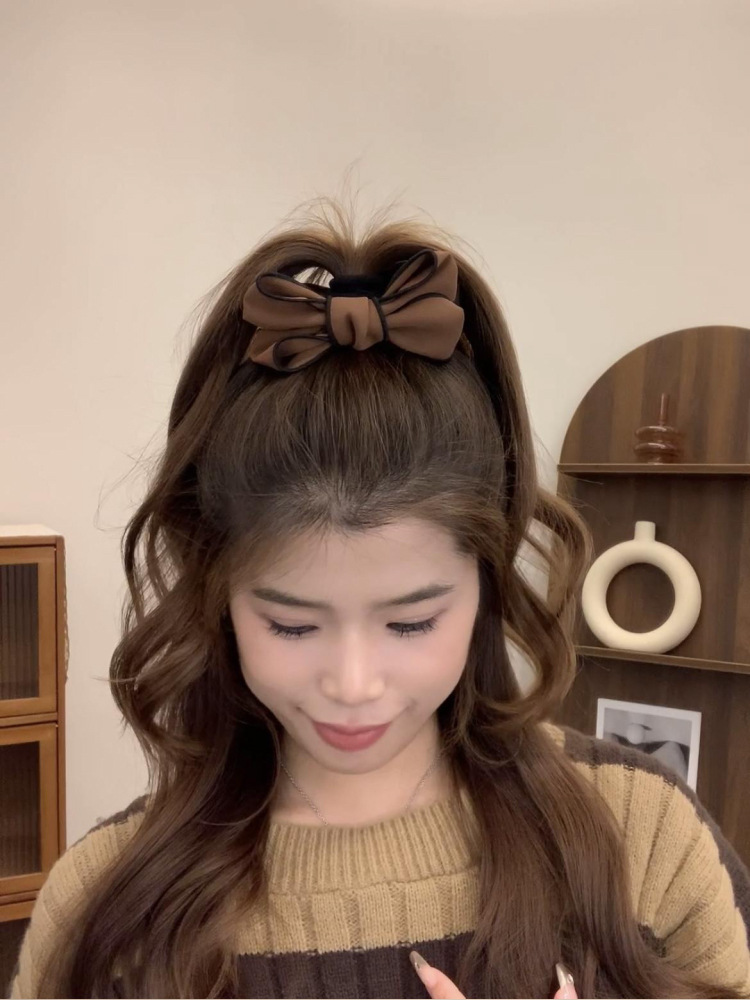 30g Weight Hair Clip Hair Accessories Type 1 Piece Quantity Holiday, Daily Occasion Bow Knot Pattern Women's Gender Simple Style, Classic Style Style Women's Simple Style Classic Style Bow Knot Cloth Hair Clip 1