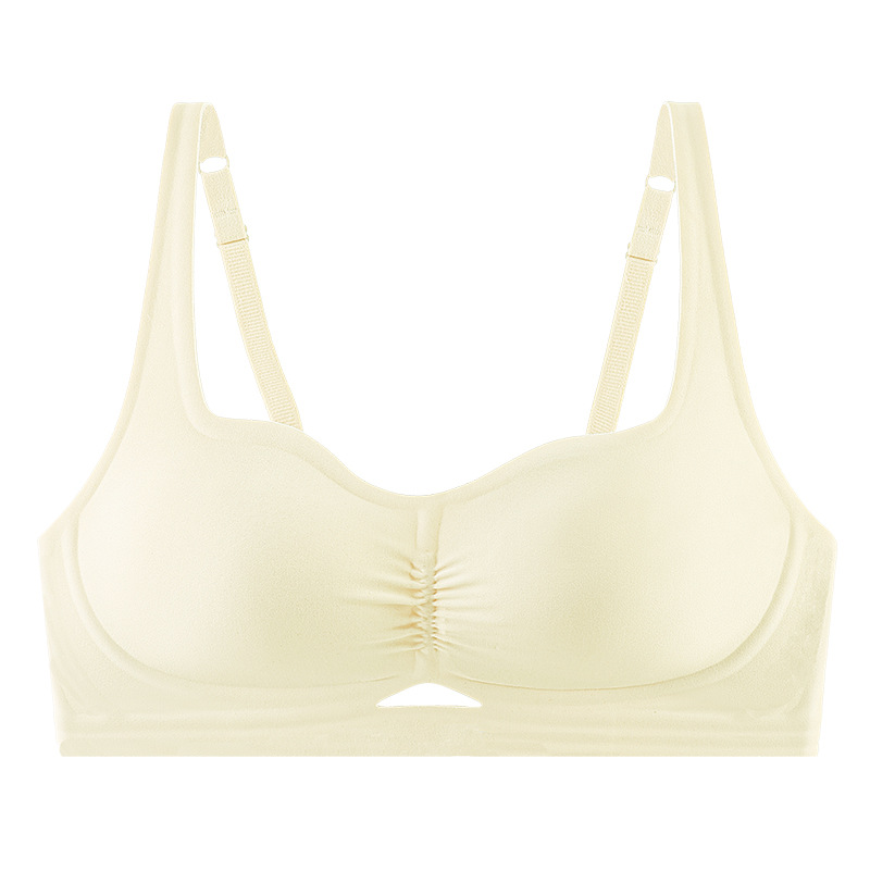 ミカンの中の木の粉の底の液体の下着の女性は跡がなくて、スチールリングの柔らかいサポートが集まって快適で透けないブラジャーの女性を支えます。