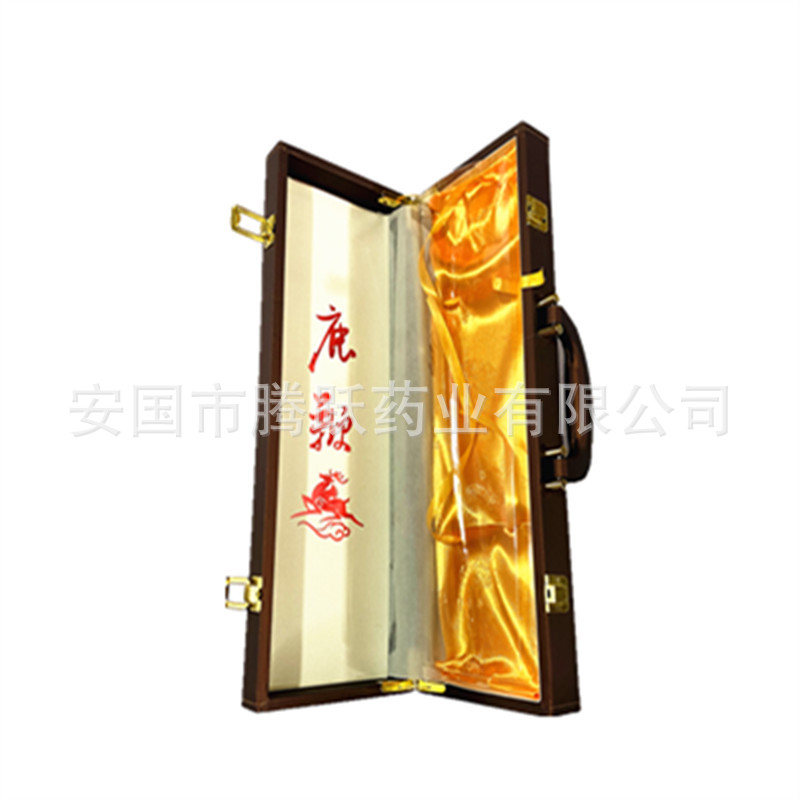 Deer Antler Gift Box Leather Presentation Case 45cm 50cm 60cm Bronze Finish quality and texture