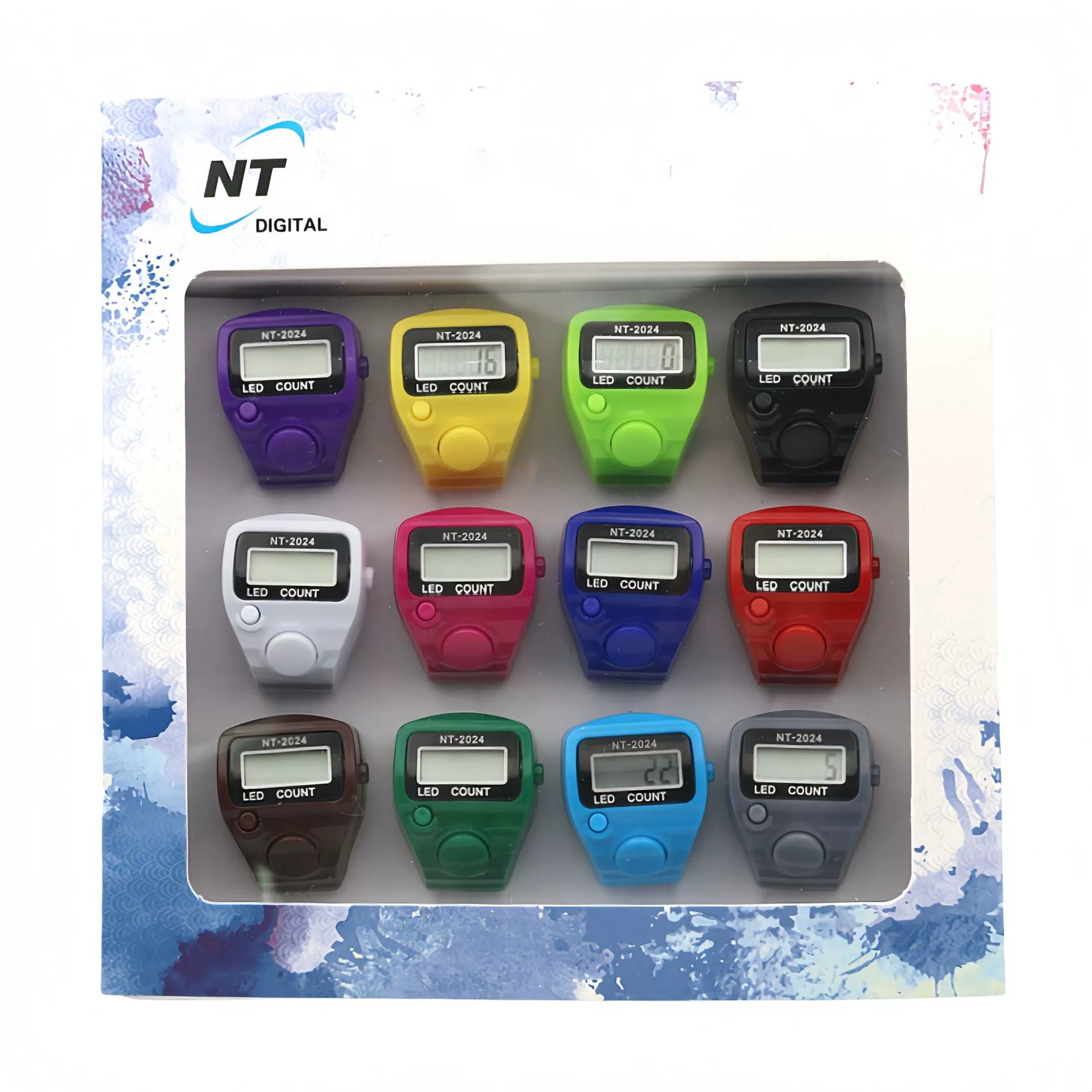 2024светодиодное кольцо размер универсал электронный счетчик завод прямой продажи большого количества спот поставки счетчик внешней торговли