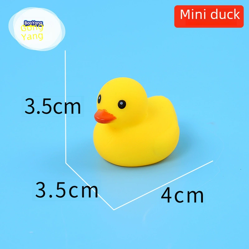 B.Duck, toy plastic play in water for bath, anti-stress, makes sounds, custom-made
