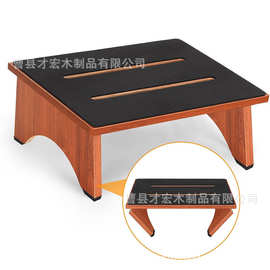 木制可折叠台阶凳家用老年人上床孕妇脚踩凳木制办公室垫脚凳子