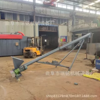 干砂锯末螺旋提升机 碳黑粉提升机99