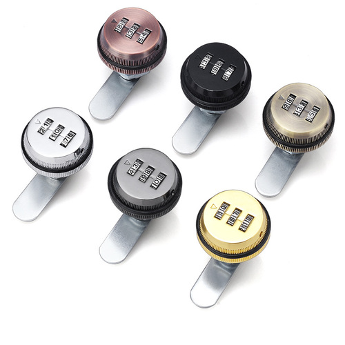 Password turning tongue cabinet lock, locker lock, changing room storage cabinet lock, file cabinet lock core, drawer furniture office desk tin lock