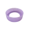 Transparent lavender purple flash silver 6.5CM (hollow) 13G