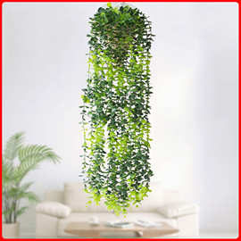 仿真藤条塑胶大优加利藤条 家居装饰藤 仿真带花藤条婚礼背景布置