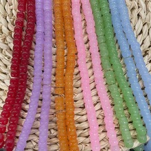 6*8仿玉墩墩琉璃串珠桶珠DIY手工半成品手链饰品手机吊坠材料批发