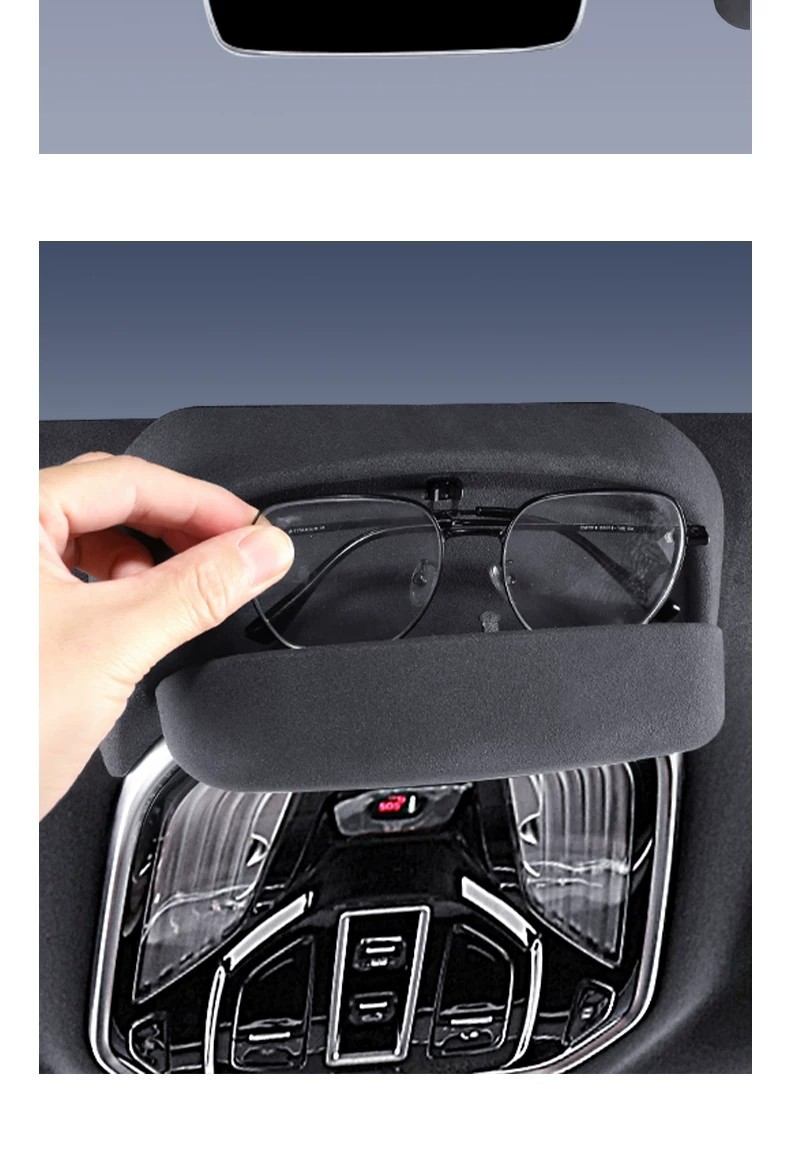 Suitable for Great Wall Wey Brand Lanshan Smart Driving Edition Car Glasses Case, Roof-Mounted Sunglasses Storage Clip, Car Interior Modification Parts