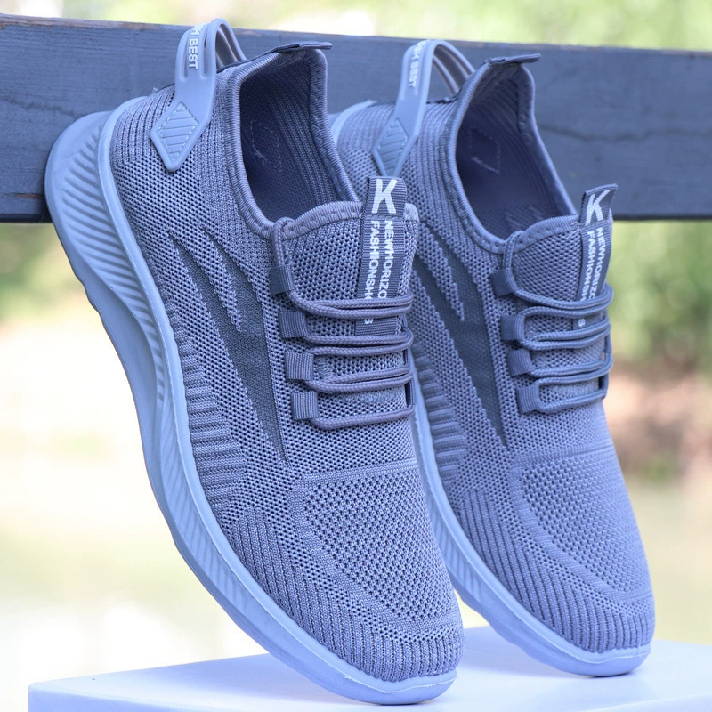 Летняя дышащая сетчатая обувь, мужские кроссовки, легкая универсальная повседневная обувь, модная спортивная обувь в корейском стиле
