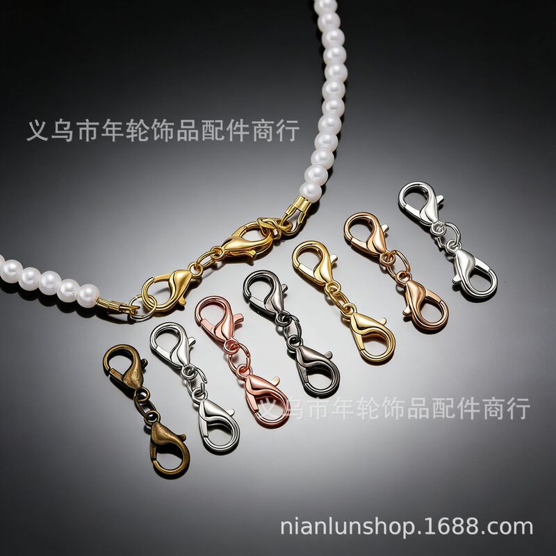 Zinc Alloy Double-Ended Lobster Clasp Spring Clasp Necklace Clasp Bracelet Clasp DIY Handmade Beading Connector Jewelry Accessories Zinc Alloy Double-Ended Lobster Clasp Spring Clasp Necklace Clasp Bracelet Clasp DIY Handmade Beading Connector Jewelry Accessories