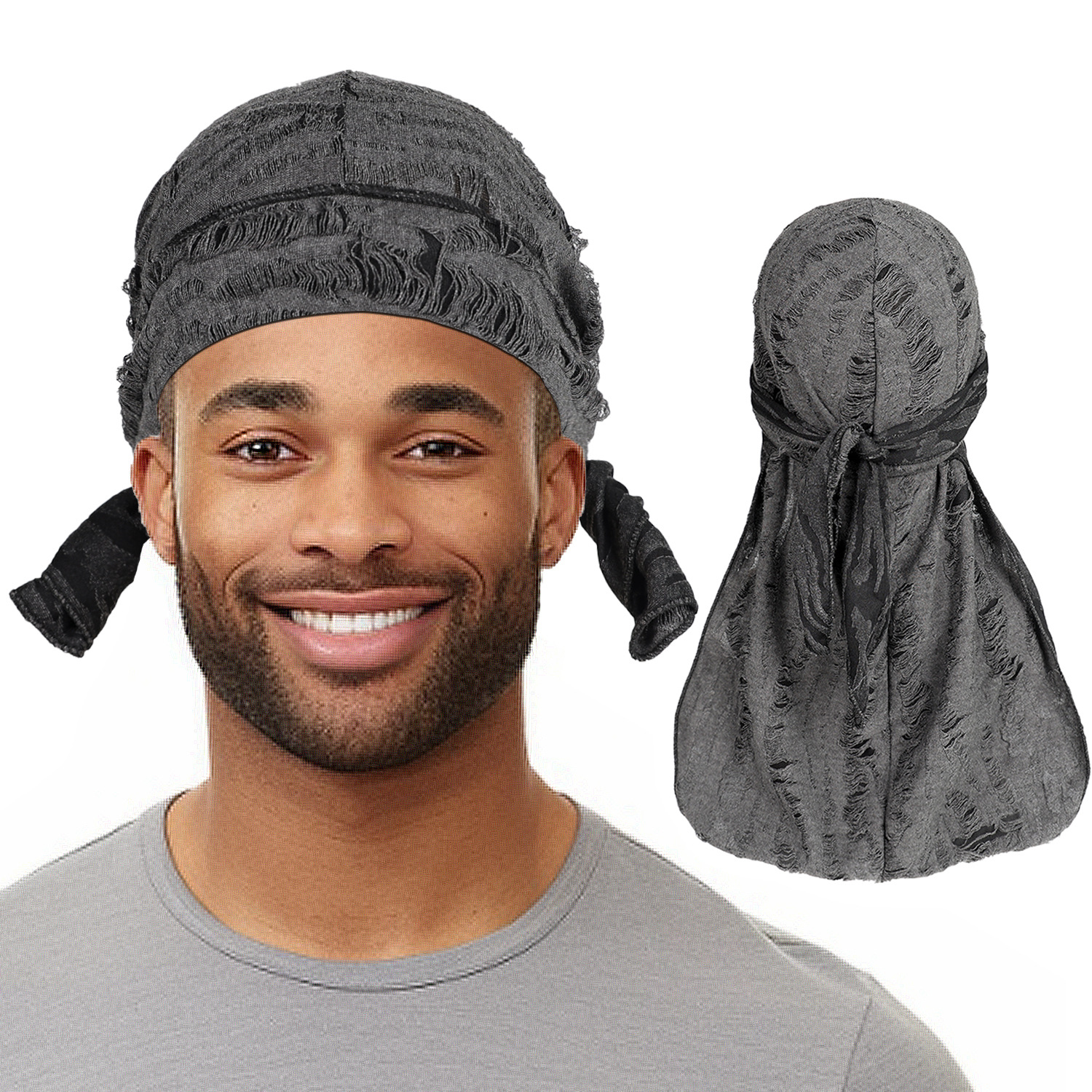 Cross-border men's pirate hat fashion hip hop turret hat do old Hip hop cap factory direct durag