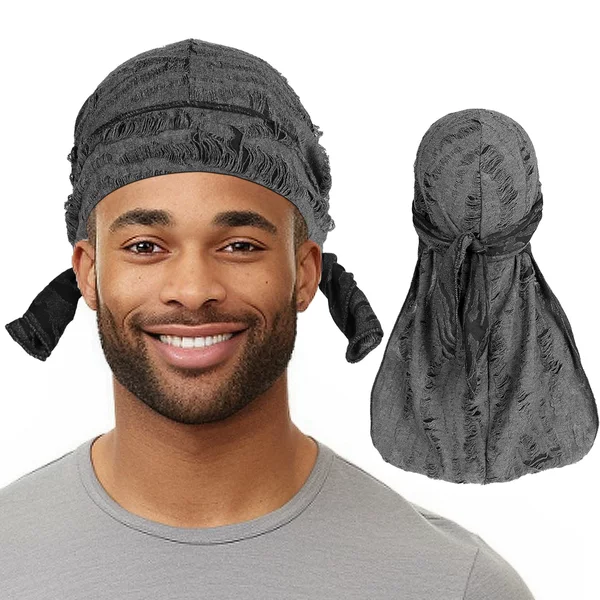 Cross-border men's pirate hat fashion hip hop turret hat do old Hip hop cap factory direct durag