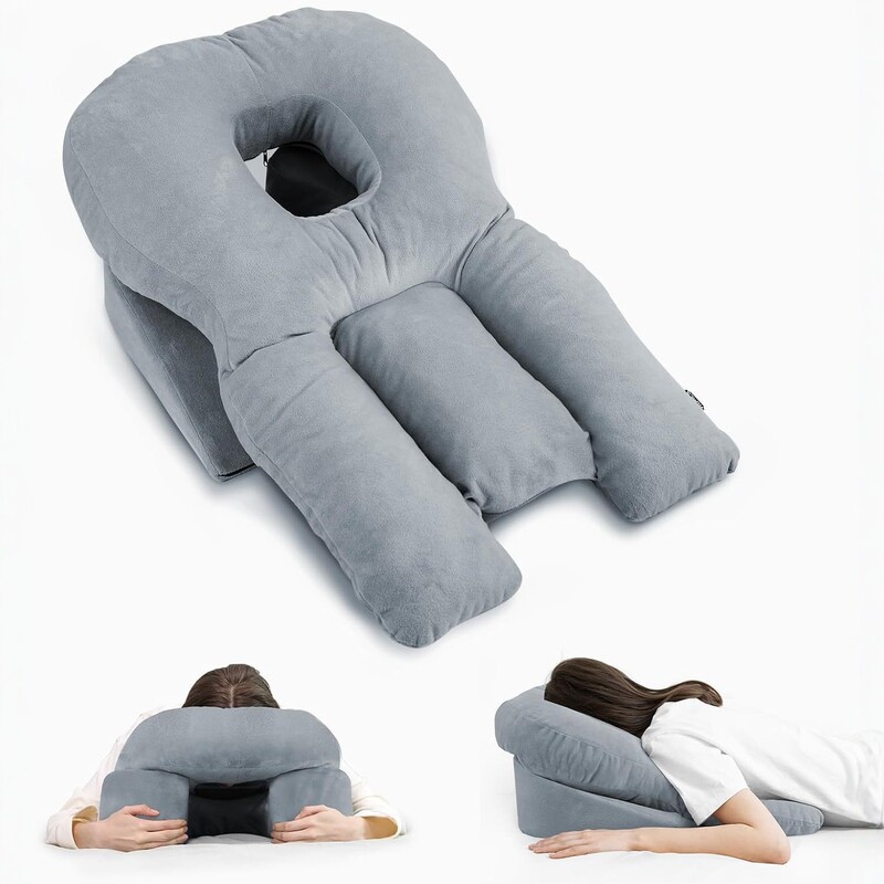 Cross-Border Shredded Memory Foam Sponge-Filled Lying-Down Pillow Suitable for Post-Surgery Eye Care and Home Massage Cross-Border Shredded Memory Foam Sponge-Filled Lying-Down Pillow Suitable for Post-Surgery Eye Care and Home Massage