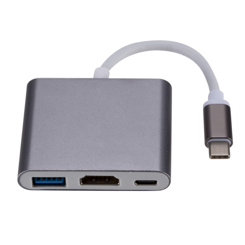クロスボーダー双頭 USB typec から 4-in-1 スプリッター拡張ドックハブ 3.0 ラップトップコンバータ|undefined