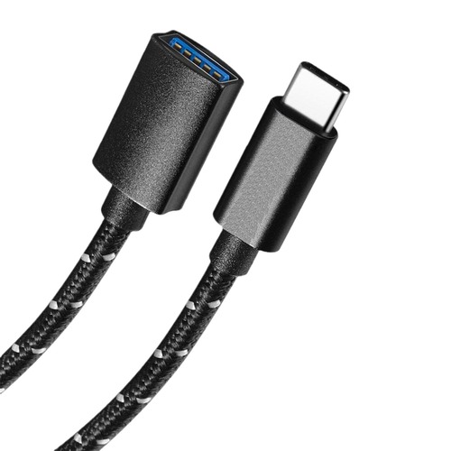 OTG adapter cable Type-c data cable braided cable 3.2TYPE C male to USB female extension cable OTG data cable