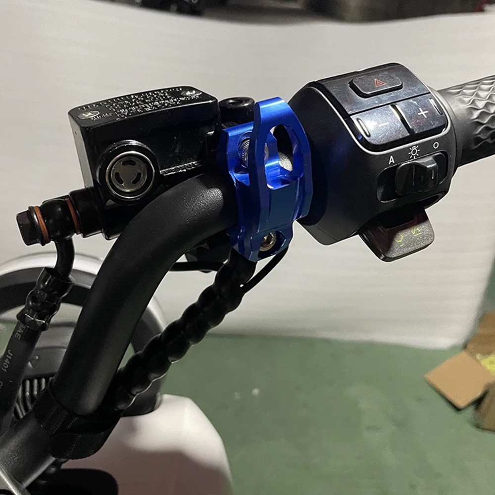 Suitable for Haojue Uhr150 Modified Aluminum Alloy Handlebar Storage Hook, Brake Pump Helmet Hook Accessories