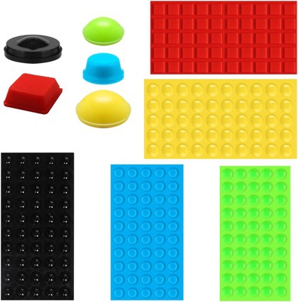 Hemispherical transparent silicone