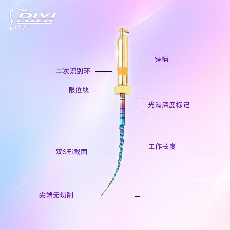 Nuevo archivo de canal radicular dental de nitinol MRF con aguja de expansión de activación térmica para consumibles de archivo de drenaje oral
