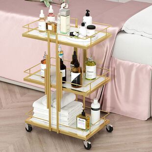 Storage Rack Special Beauty Cart Tool Cart Manicure Light Luxury Dyeing and Perming Eyelashes Popular Beauty Salon Hairdressing Trolley