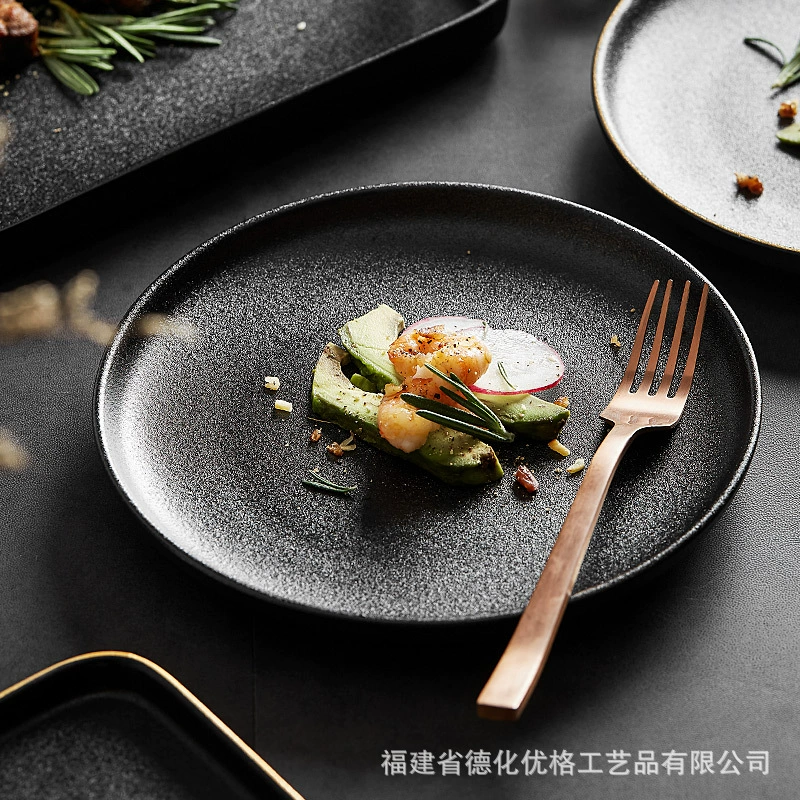 Matte Japanese creative set, tableware for hotel
