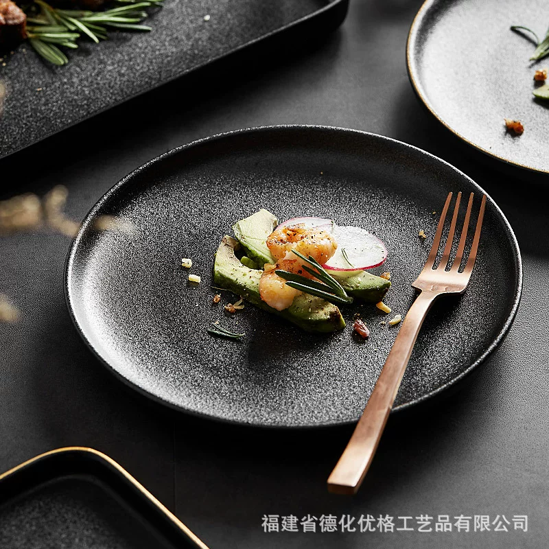 Matte Japanese creative set, tableware for hotel